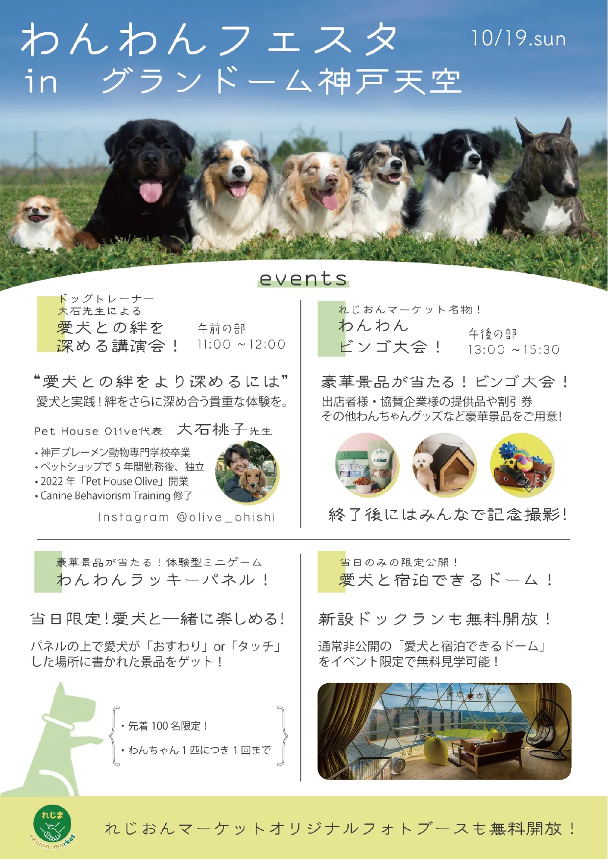 わんわんフェスタ企画チラシ
